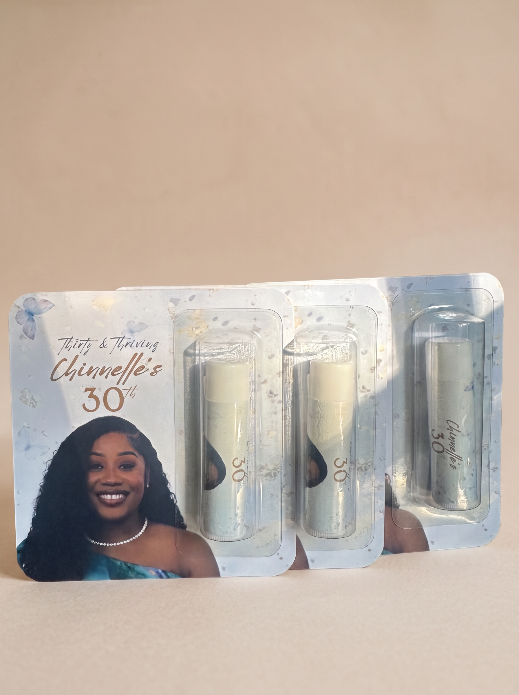 30 & Thriving Lip Balm Cards